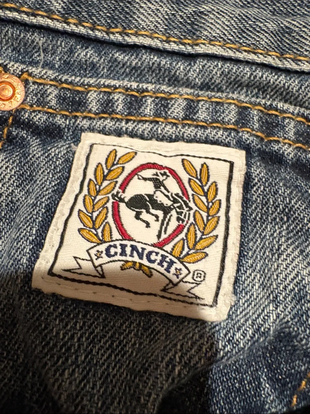 Men’s Cinch Blue Straight Leg Jeans